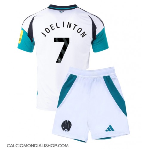 Maglie da calcio Newcastle United Joelinton #7 Terza Maglia Bambino 2024-25 Manica Corta (+ Pantaloni corti)